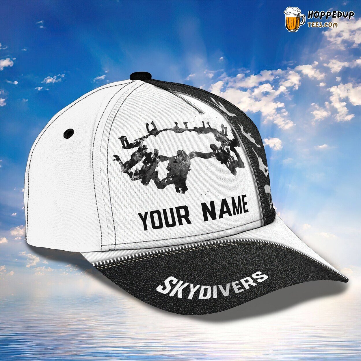 Classic 3D Cap Love Skydivers Personalized Name Unique Adrenaline Fashion