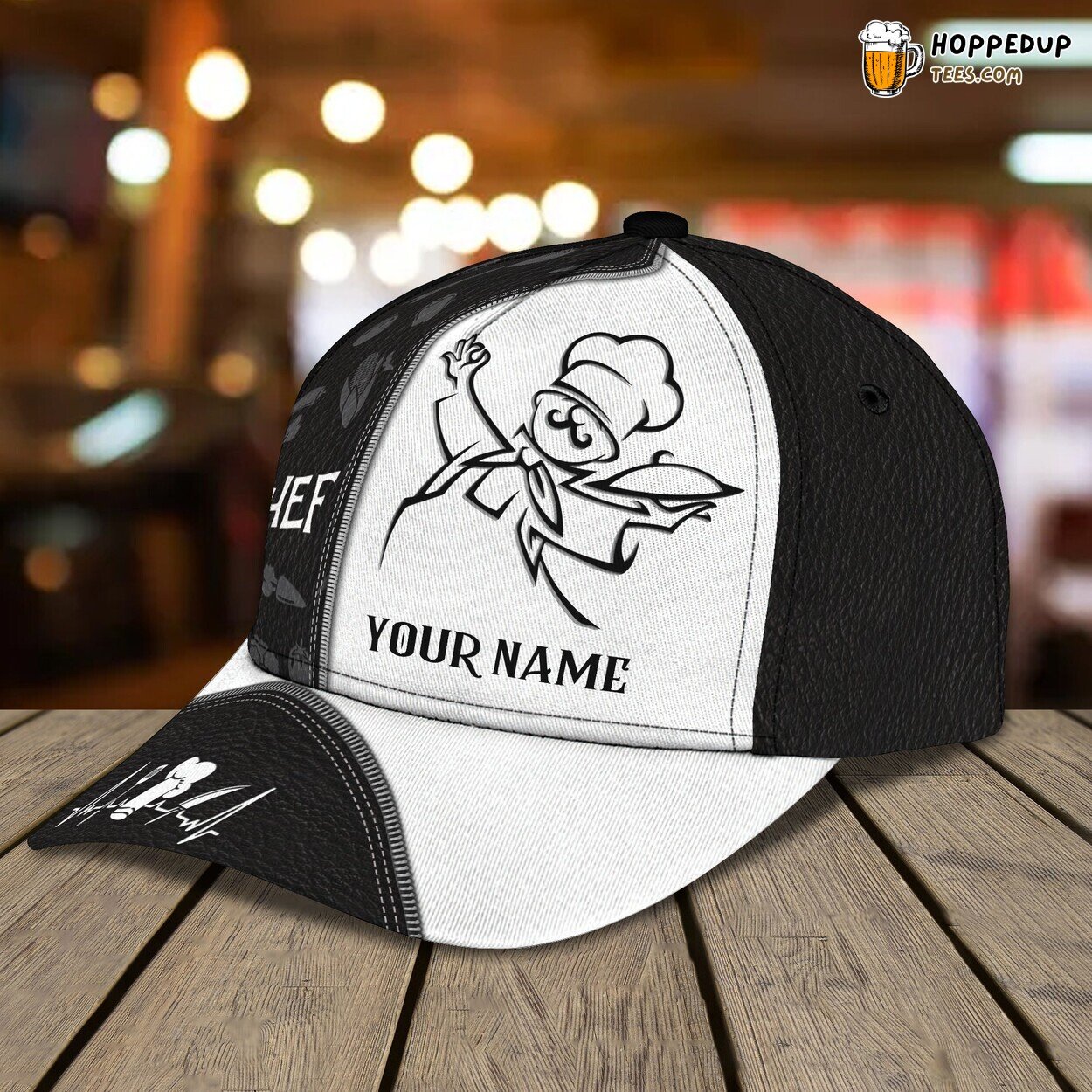 Classic 3D Cap Master Chef Personalized Name Unique Kitchen Fashion Design Classic 3D Cap Master Chef Personalized Name Unique Kitchen Fashion Design