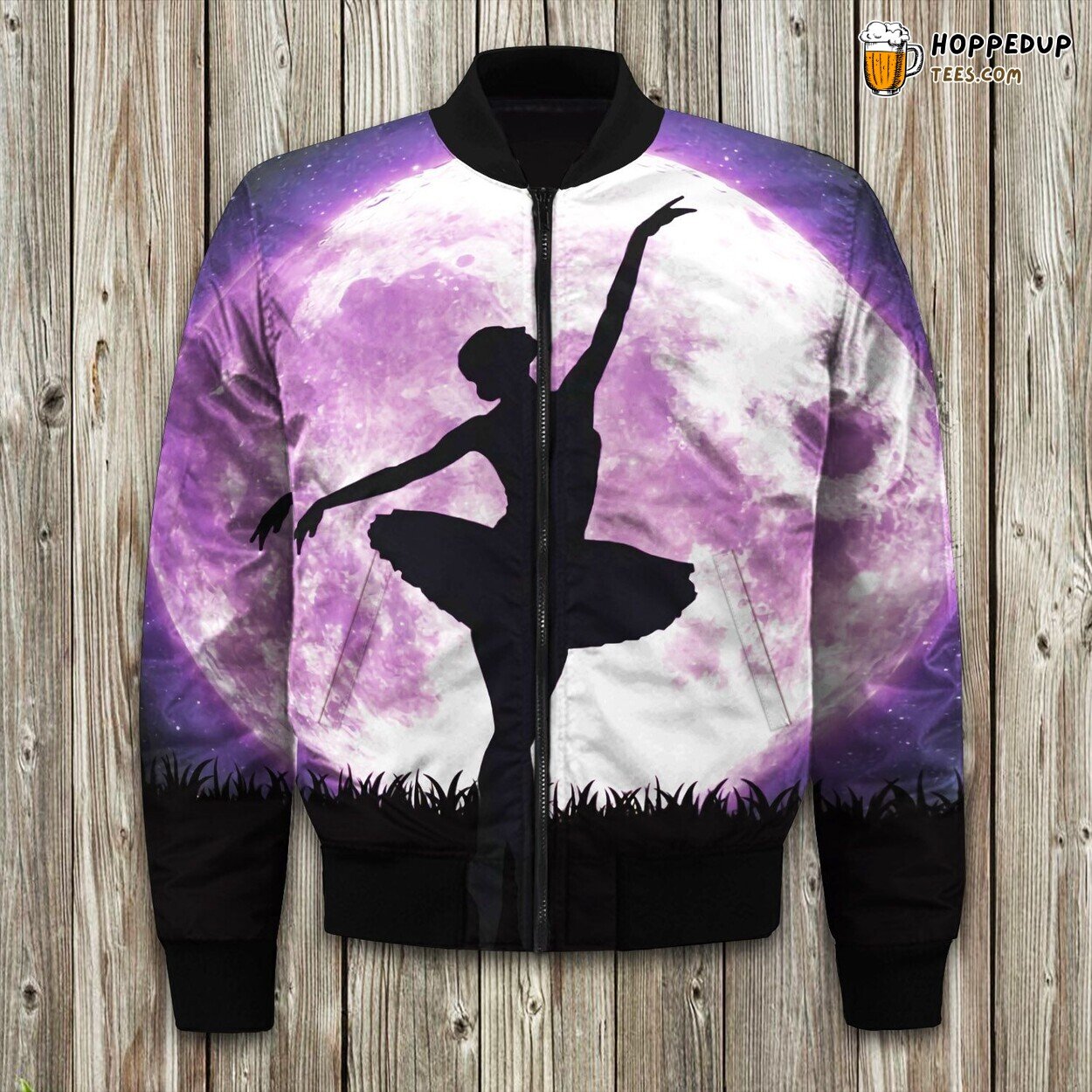 Classic Ballet Essence Winter Bomber Jacket Tailored Unique Elegance Design