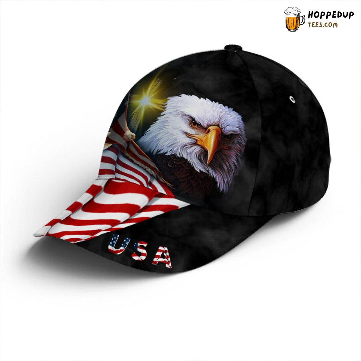 Classic Baseball Cap White Eagle Design Modern Aesthetic Look