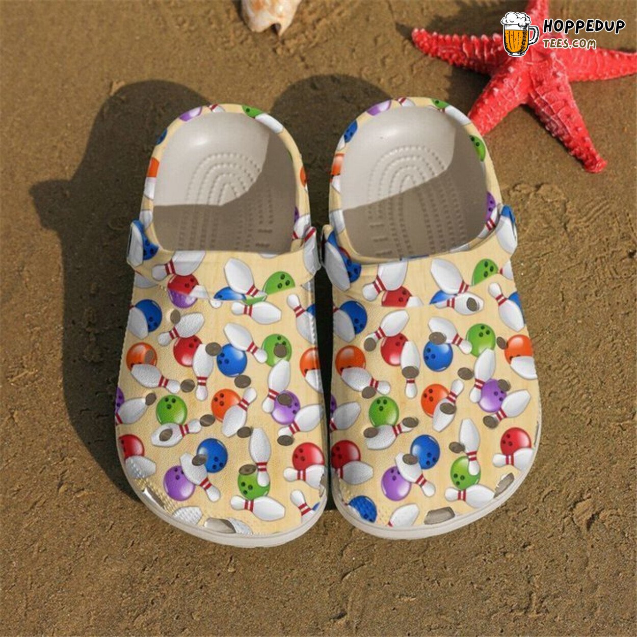 Classic Bowling Lovers Inspired Comfortable Unique Clogs Shoes
