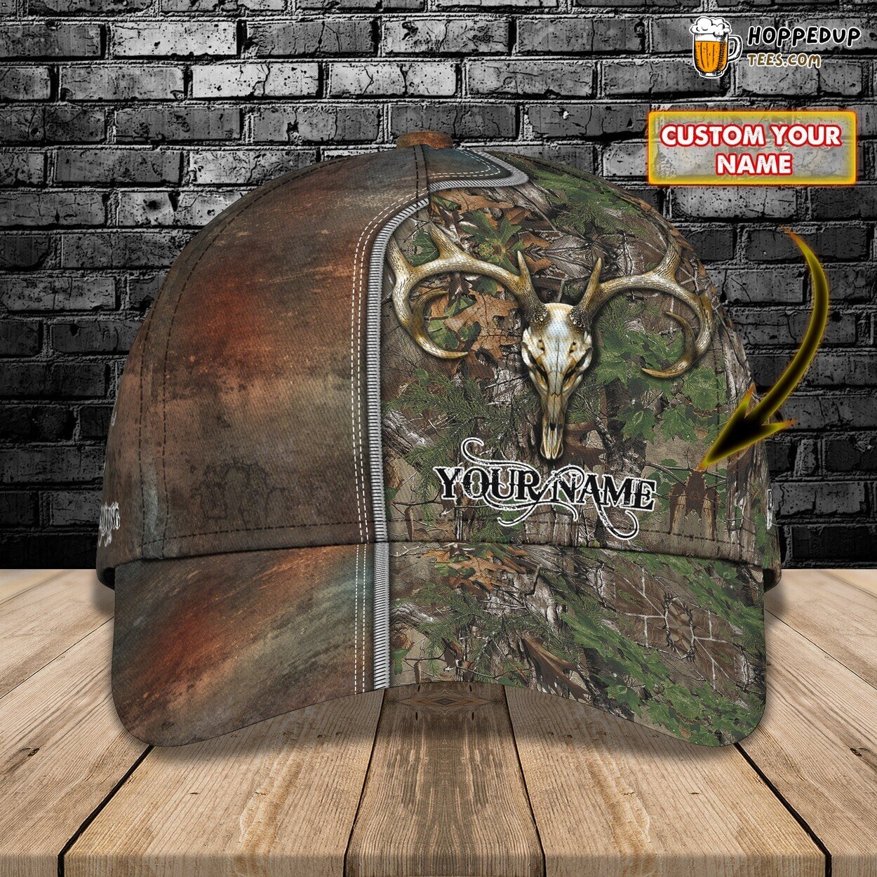 Classic Cap Hunting Passion 3D Personalized Unique Outdoor Adventure Space