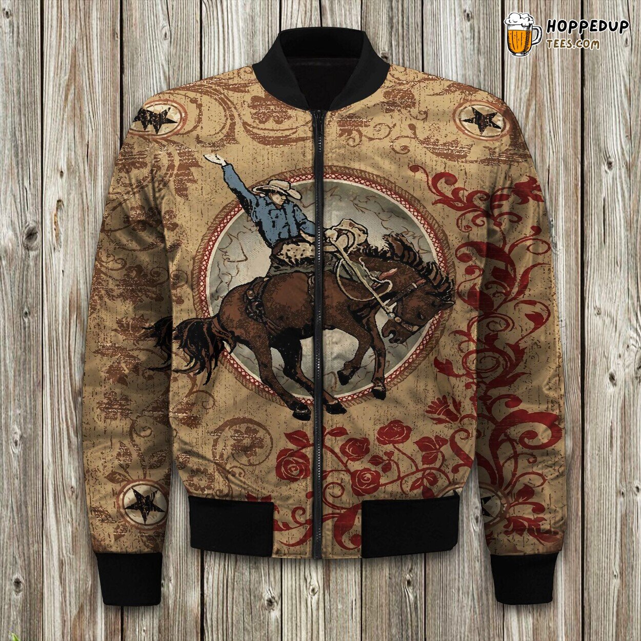 Classic Cowboy Style Winter Bomber Jacket Superior Padded Comfort Quality
