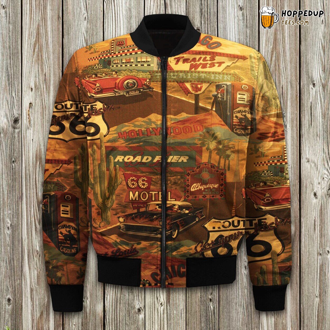 Classic Retro Style Winter Bomber Jacket Artistic Warm Comfort