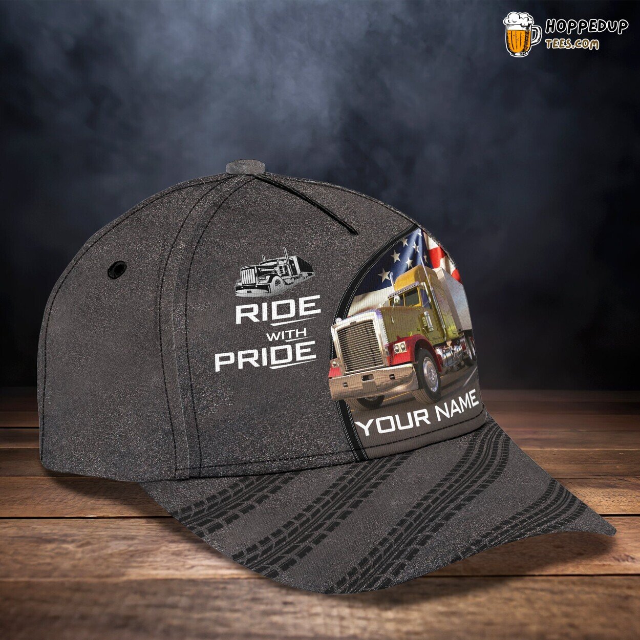 Classic Trucker 3D Classic Cap Personalized Name Unique Elegant Premium Style