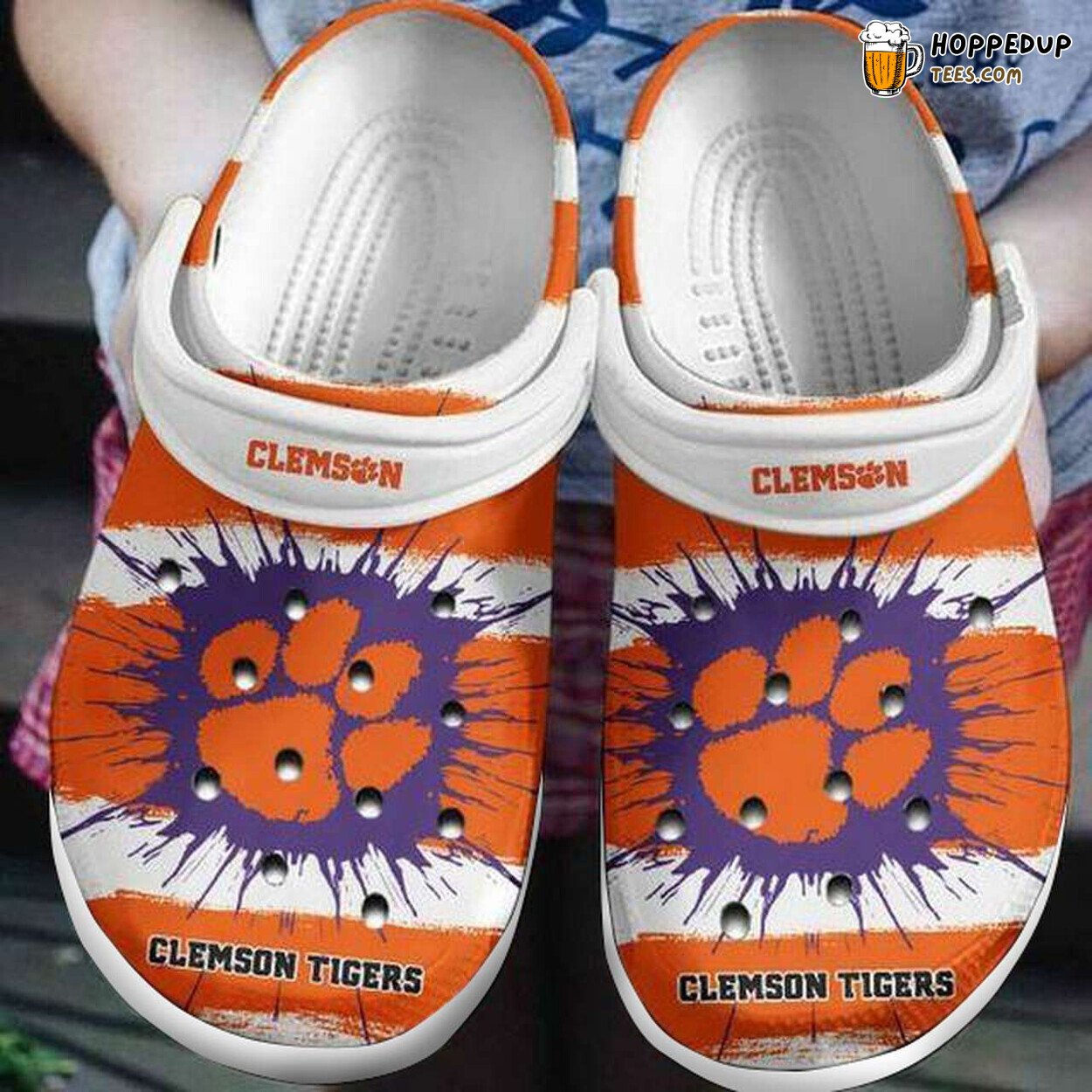 Clemson Tigers Themed Comfortable Stylish Unique Design Clog Shoes