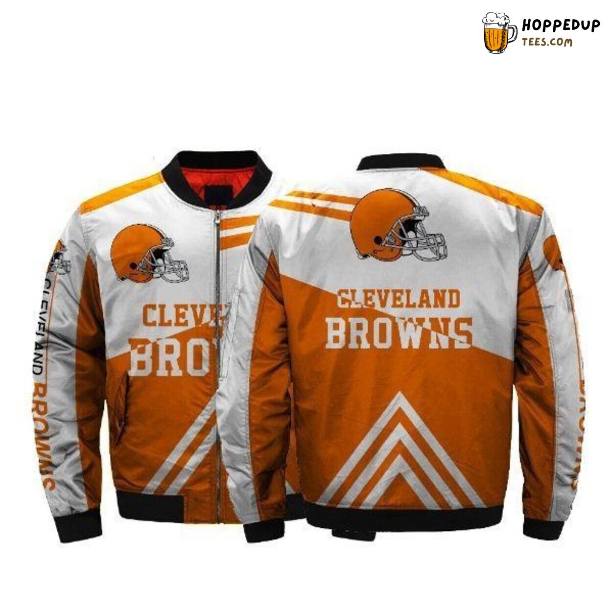 Cleveland Browns NFL Men’s Bomber Jacket Classic Series Sporty Design Coats