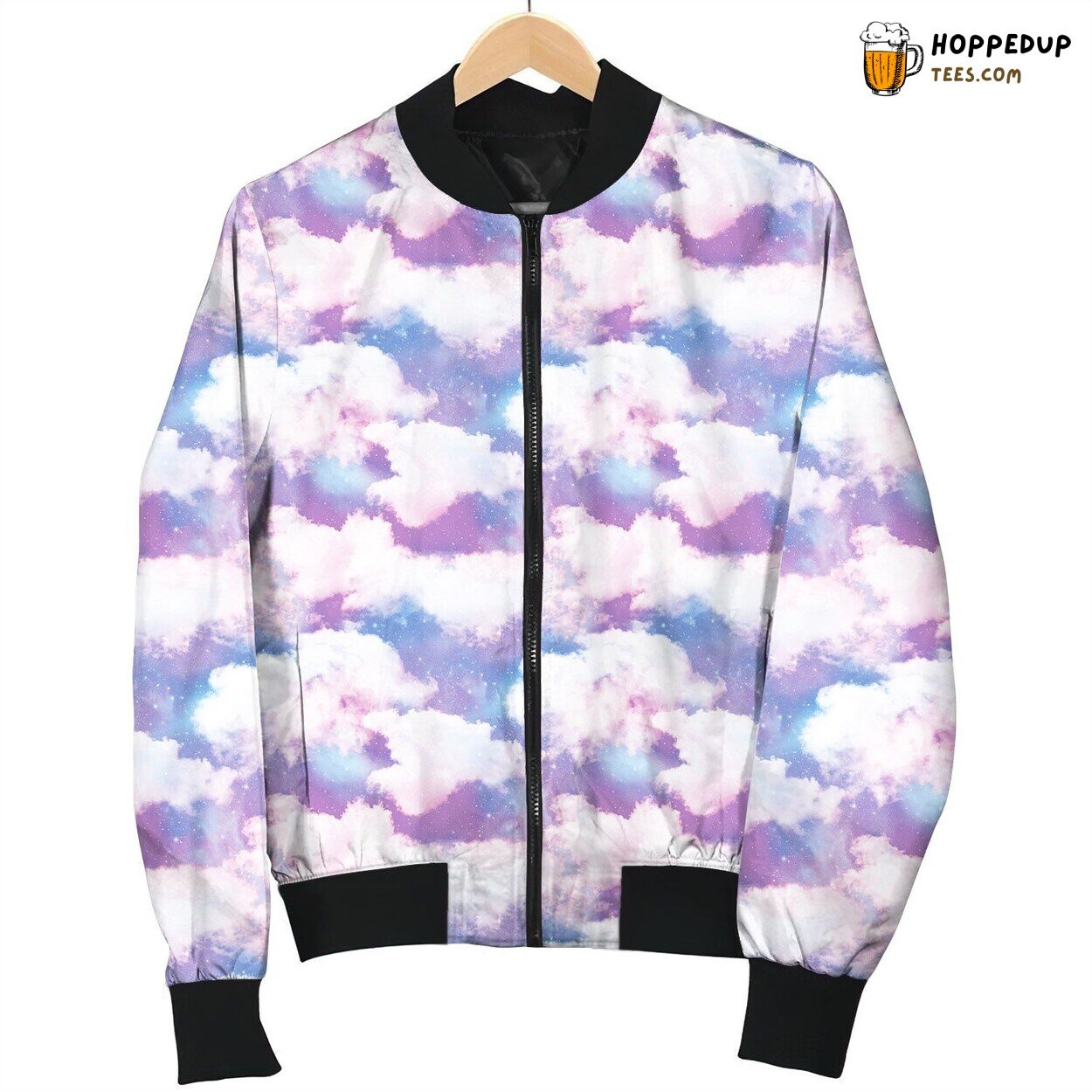 Cloud Colorful Abstract Bomber Jacket