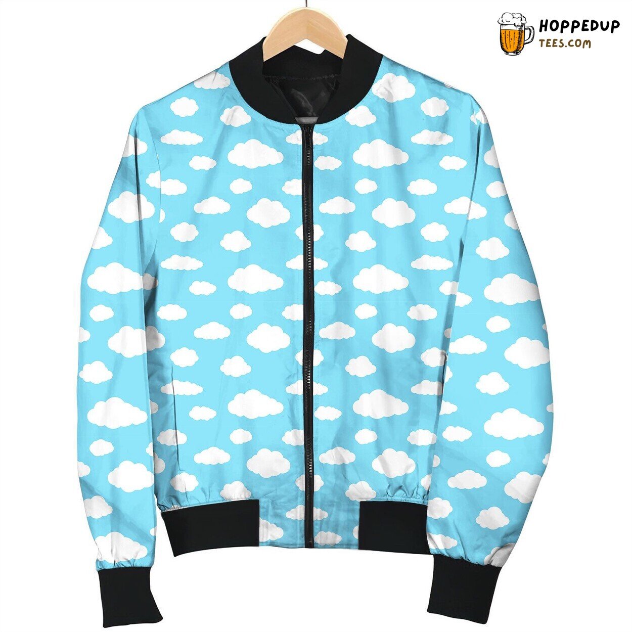 Cloud In The Blue Sky Bomber Jacket
