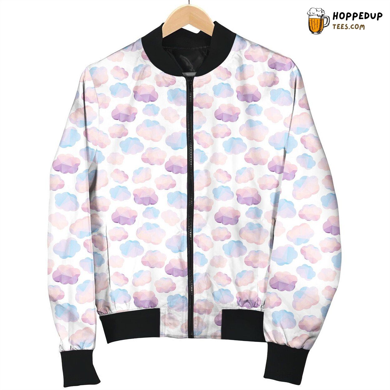 Cloud Pastel Color Bomber Jacket