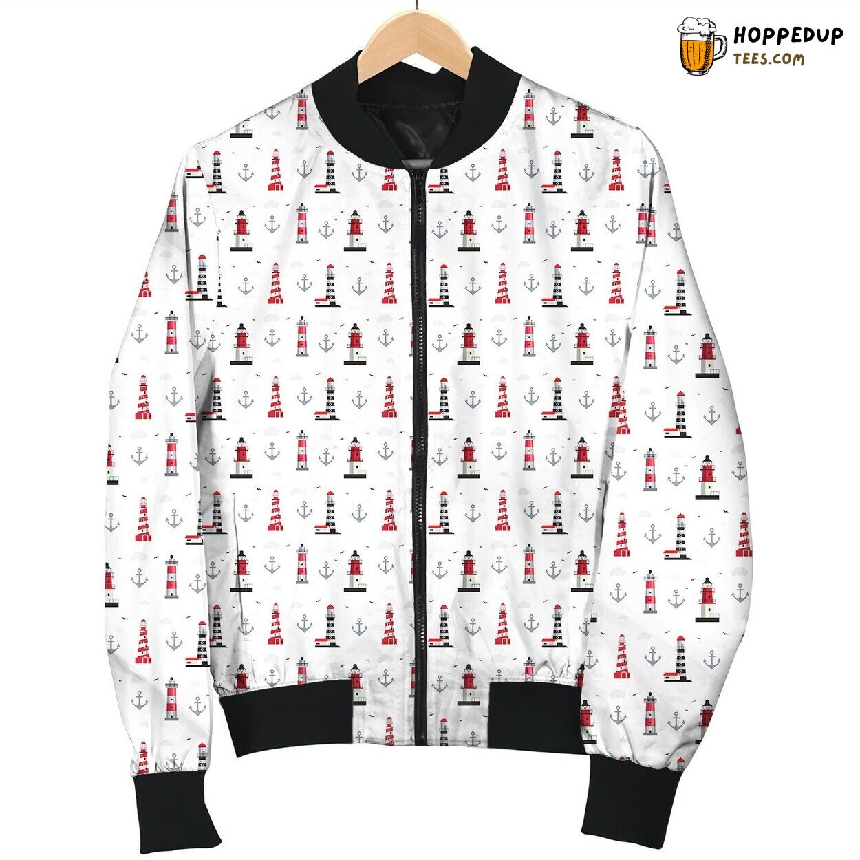 Coast Guard And Anchor Bomber Jacket