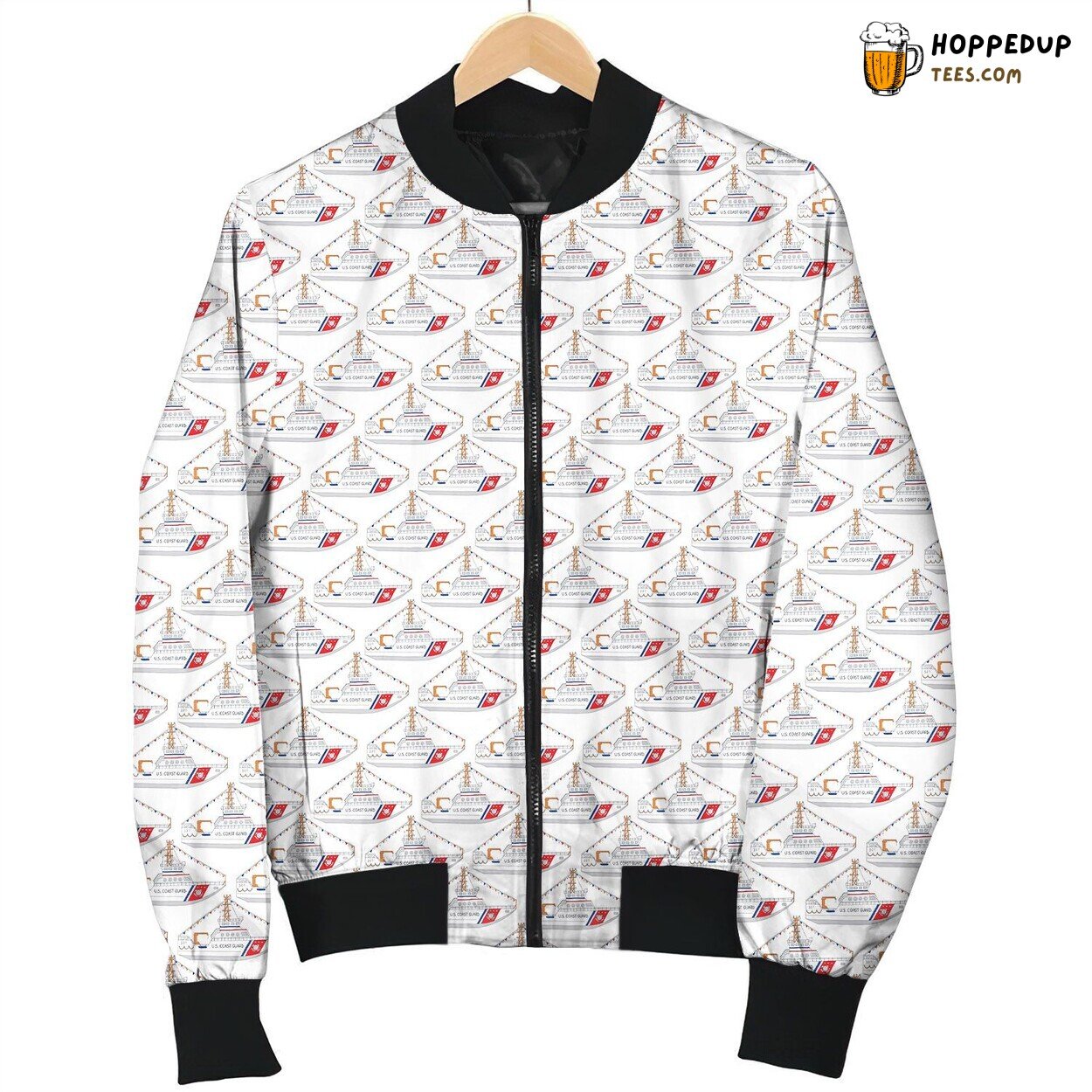 Coast Guard Boats Bomber Jacket