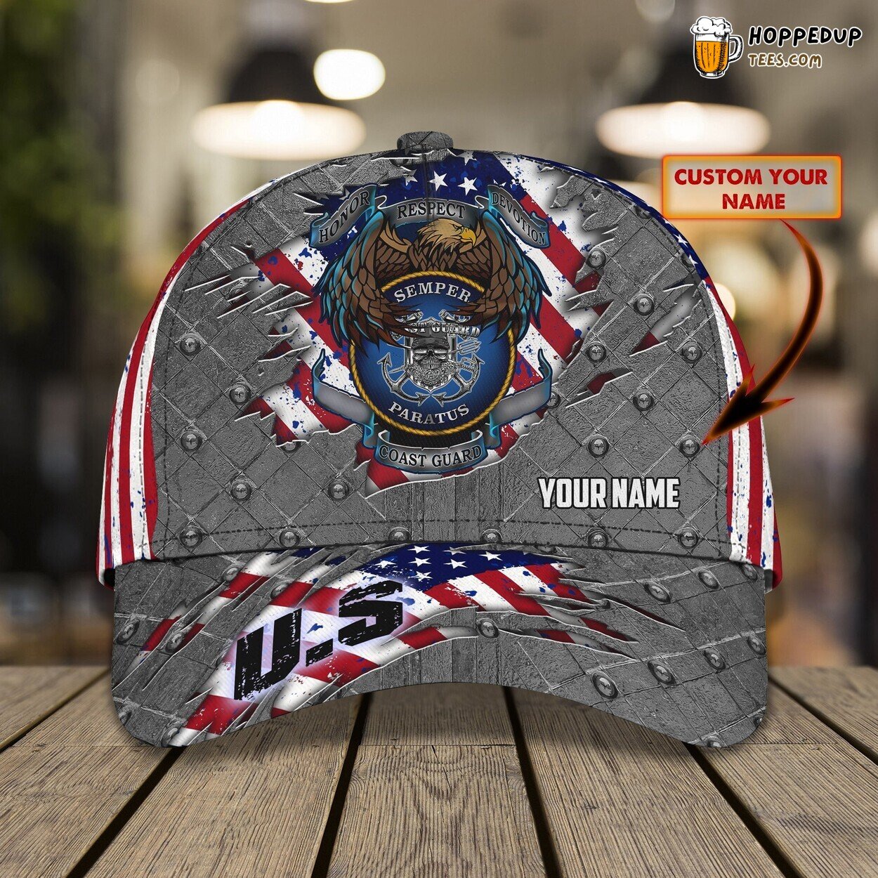Coast Guard’s Brave Tribute 3D Classic Cap Personalized Unique Design