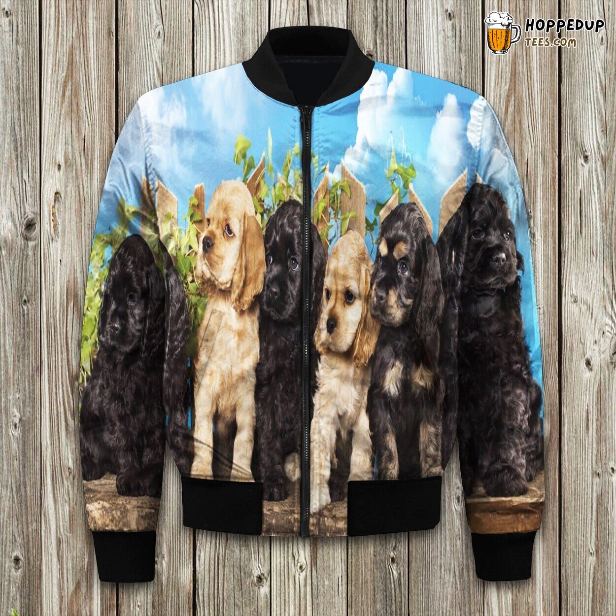 Cocker Spaniel Beauty Winter Bomber Jacket Luxuriously Padded Warmth Ensured