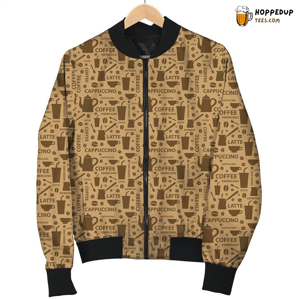 Coffee Americano Capuchino Bomber Jacket