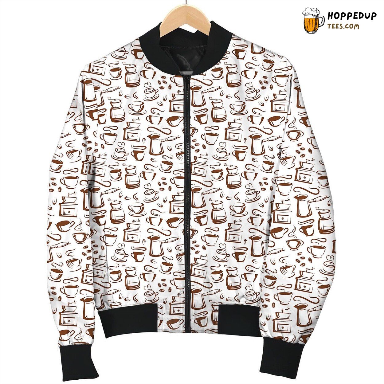 Coffee Delicious Machine Bomber Jacket