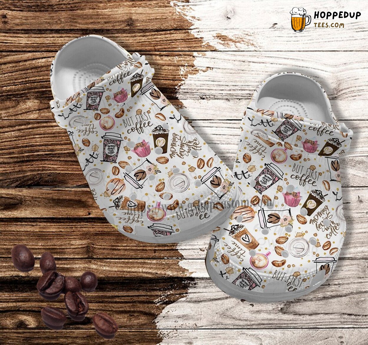 Coffee Milk Tea Sticker Croc Shoes Bestie Birthday Worker Gift