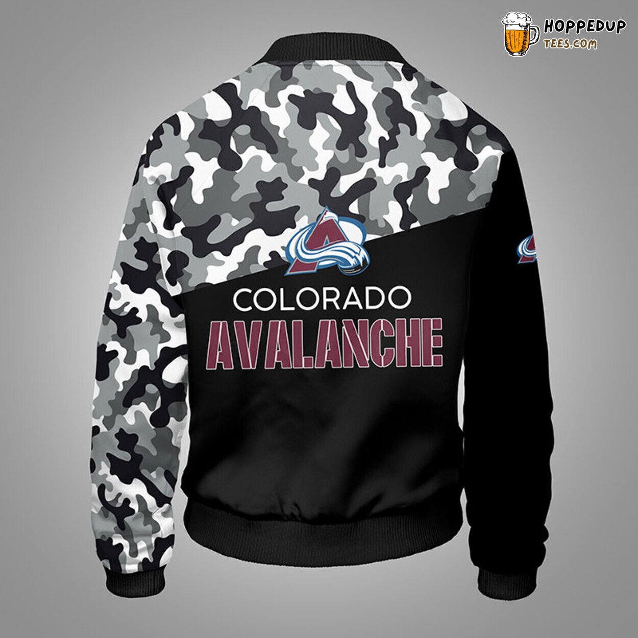 Colorado Avalanche NHL Camouflage Black Unique Bomber Jacket Stylish Look