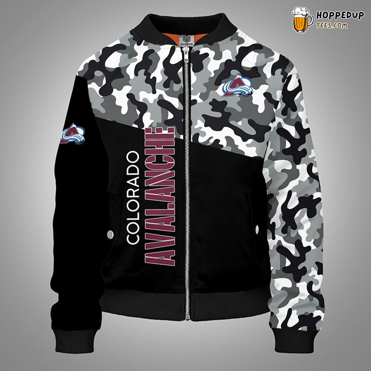 Colorado Avalanche NHL Camouflage Black Unique Bomber Jacket Stylish Look