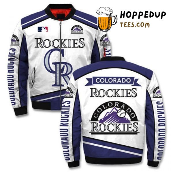 Colorado Rockies MLB Exclusive Edition Bomber Jacket Team Pride