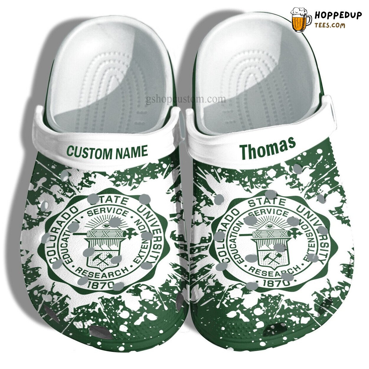 Colorado State Univ Graduation Customized Croc Shoes Admission Gift