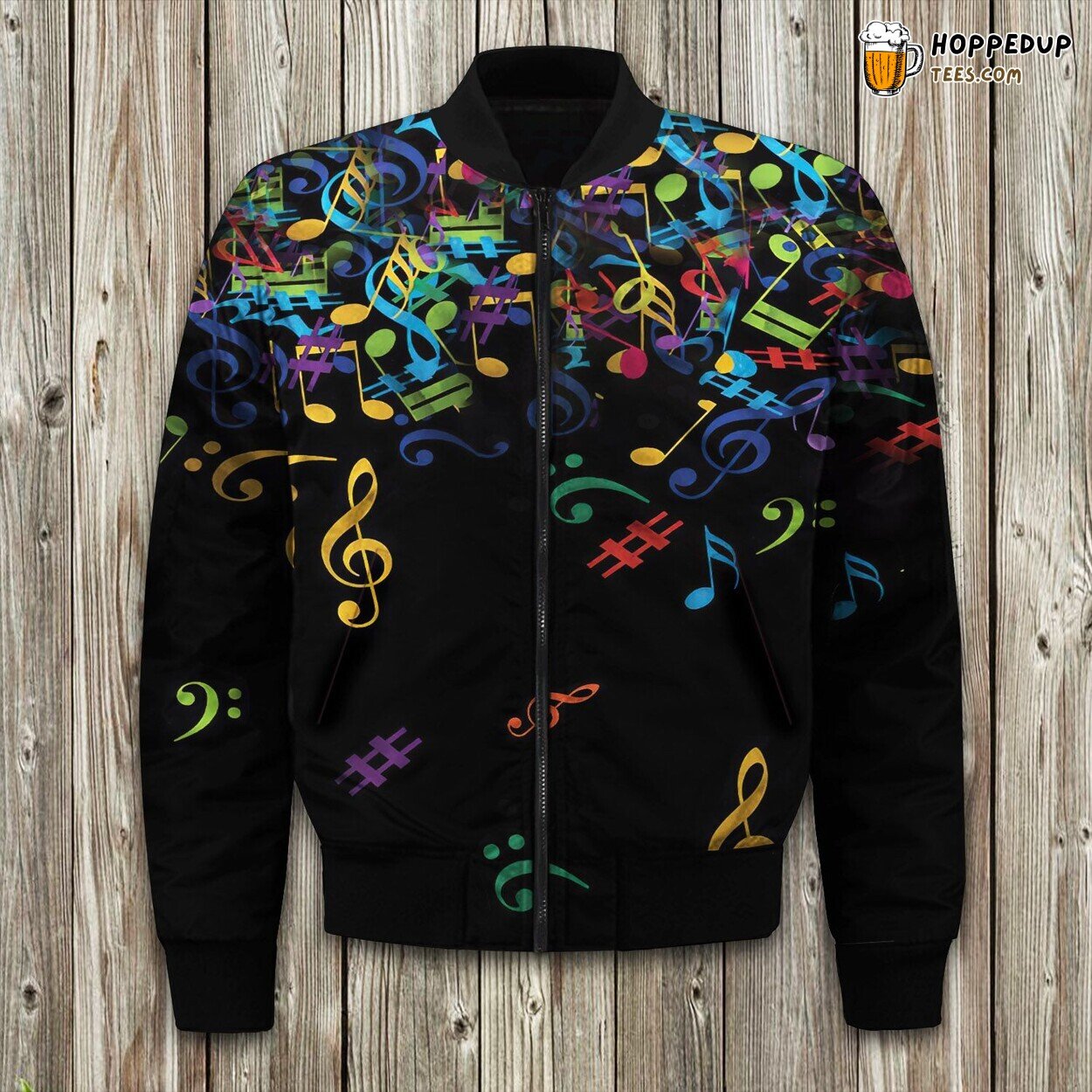Colorful Music Awesome Bomber Jacket