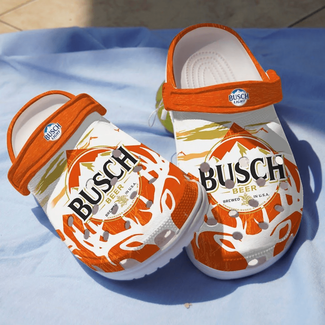 Comfortable Busch Light Beer Adult Crocs Crocband Clogs HU