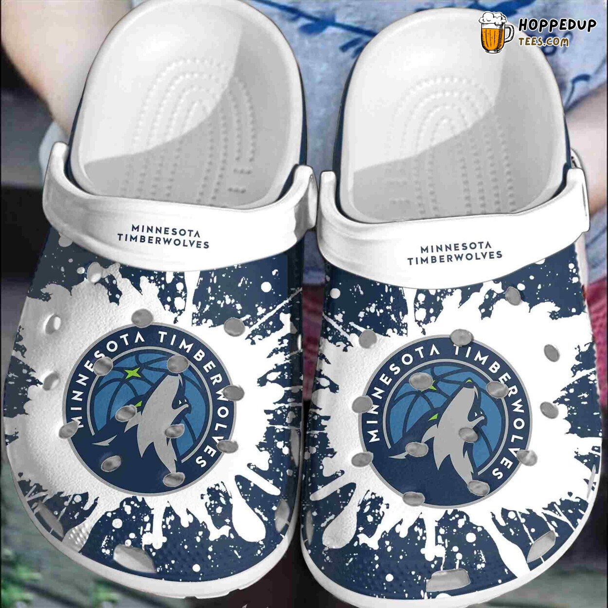Comfortable Minnesota Timberwolves Basketball Club Clogs Shoes
