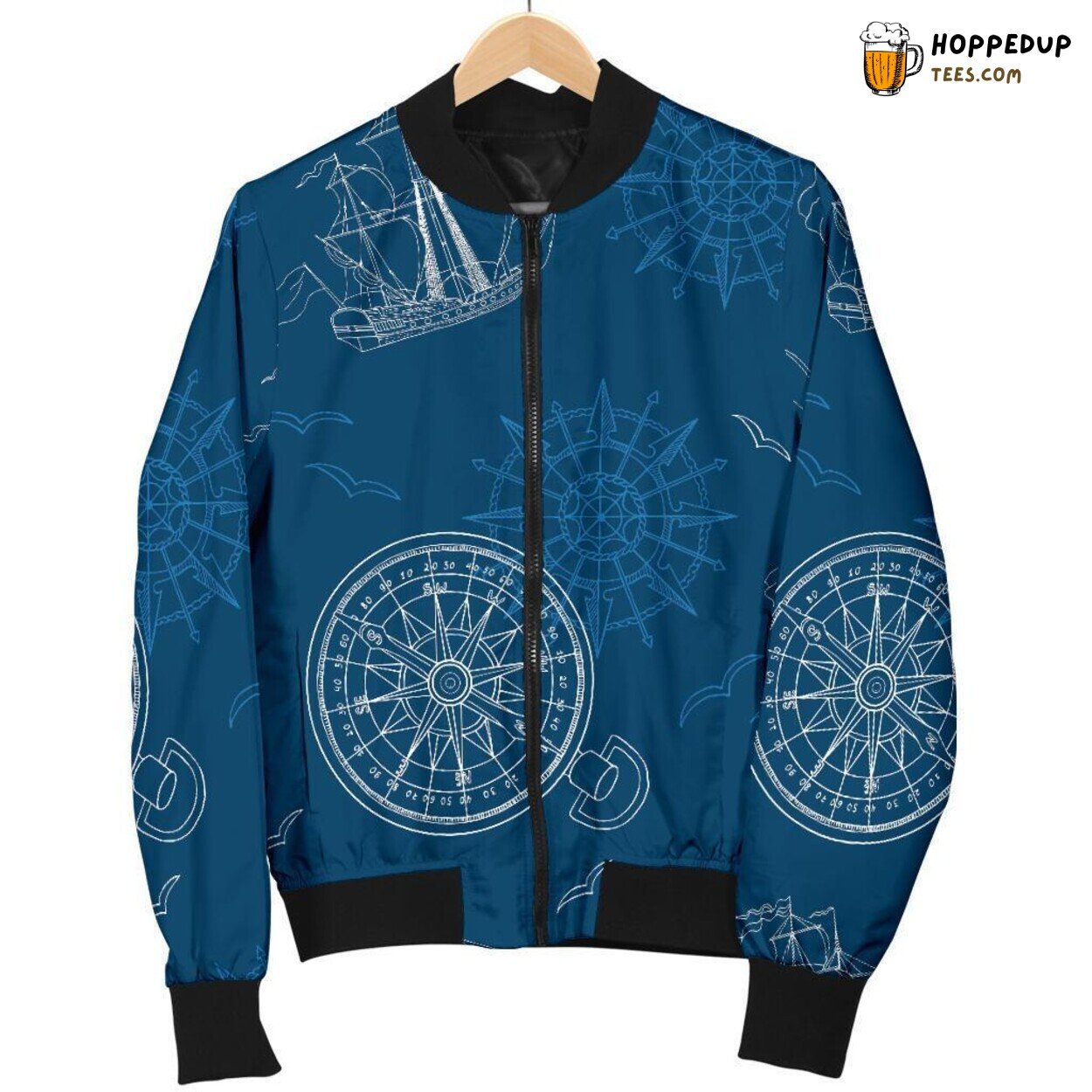 Compass Guiding Directions Men’s Bomber Jacket Unique Pattern Essence Art Compass Guiding Directions Men’s Bomber Jacket Unique Pattern Essence Art
