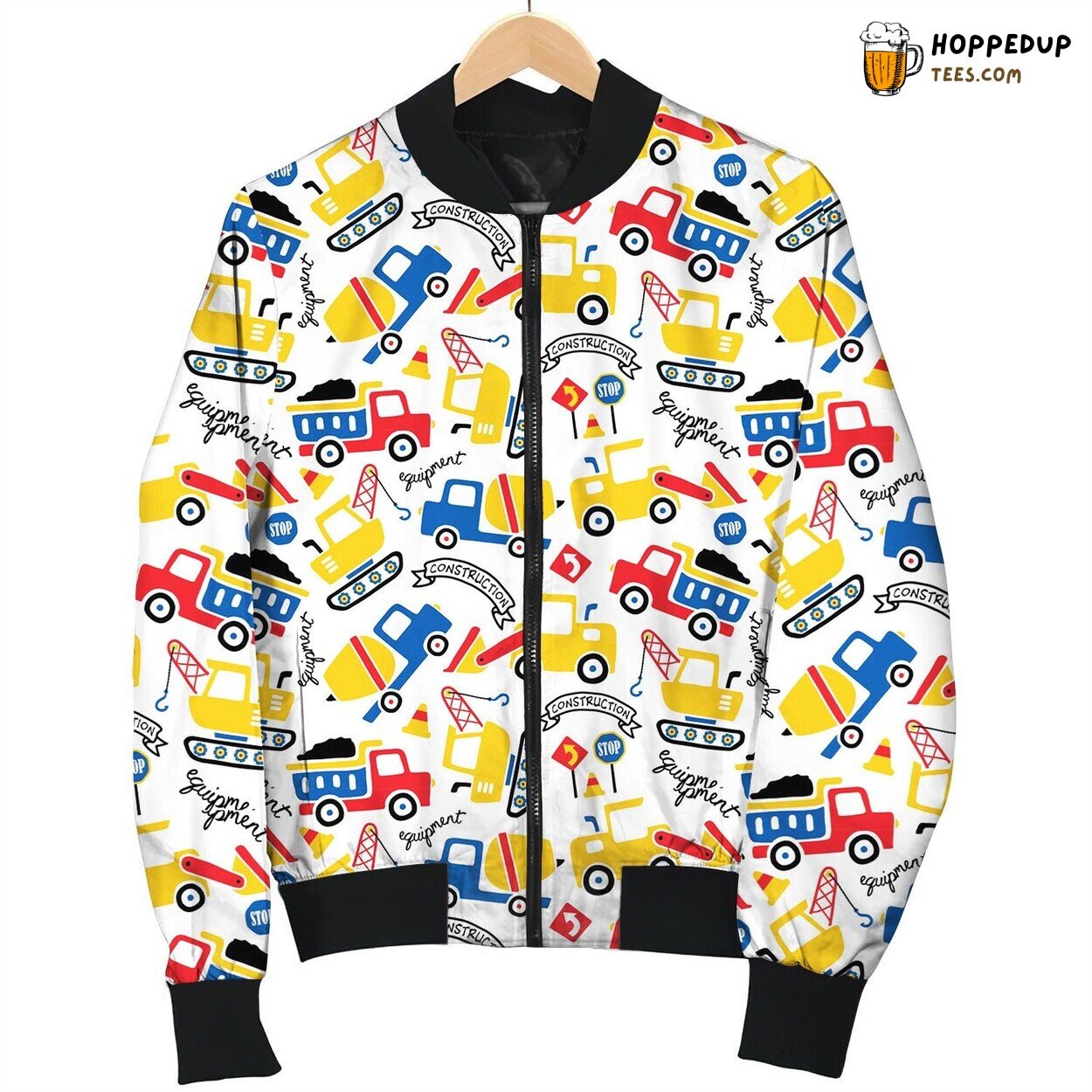 Construction Equipments Bomber Jacket
