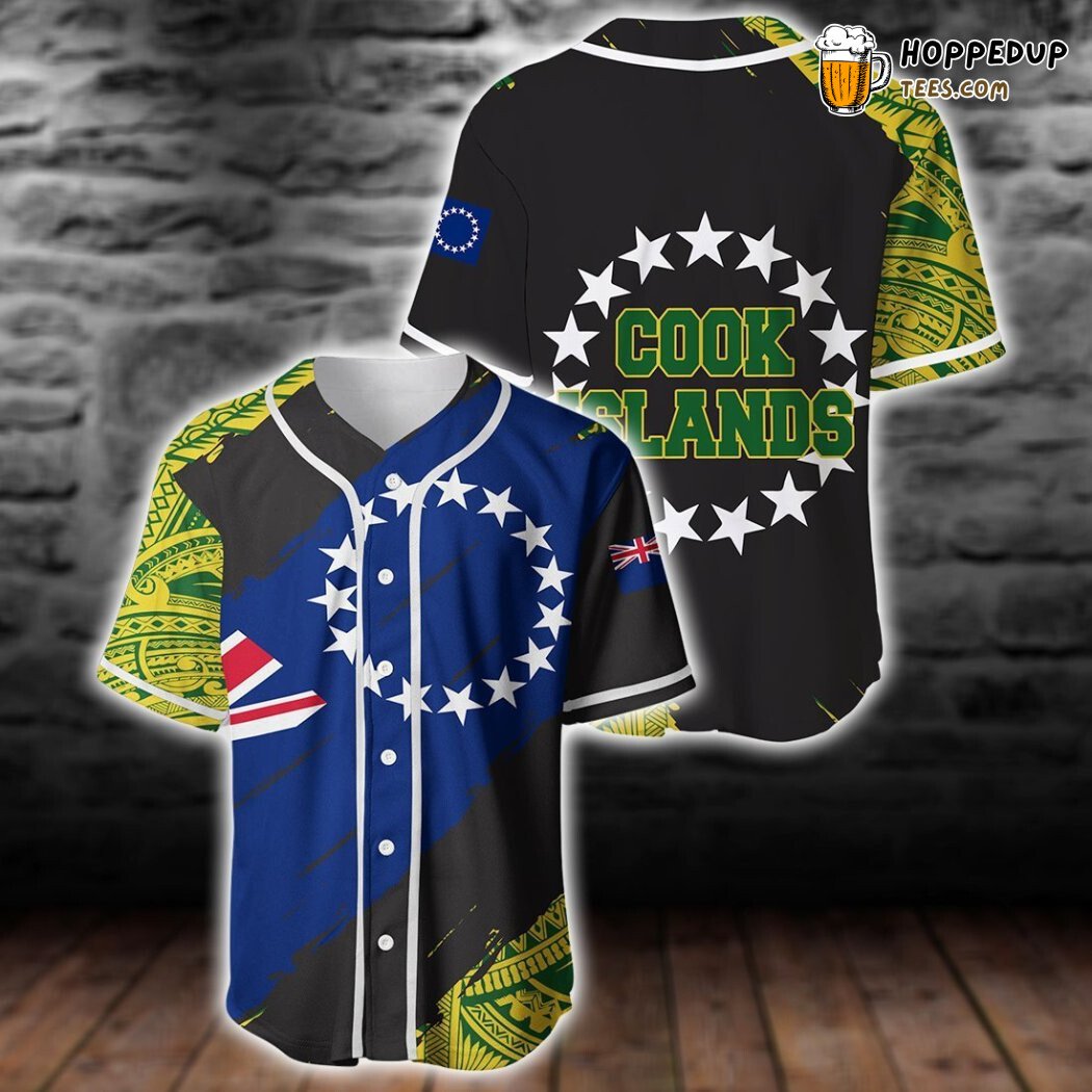 Cook Island Nora Style Baseball Tee Jersey Shirts 3D