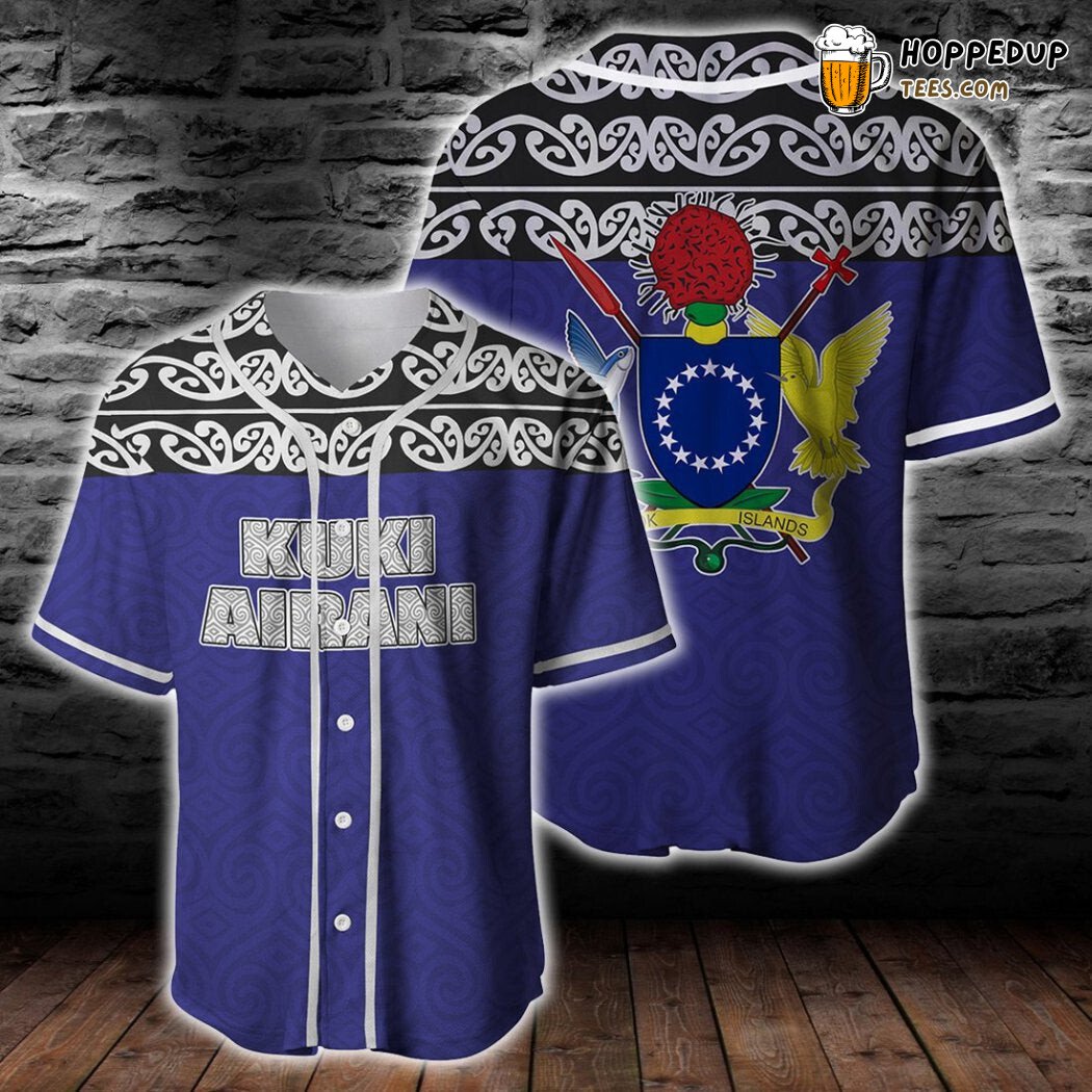 Cook Islands Maori Version Baseball Tee Jersey Shirts 3D