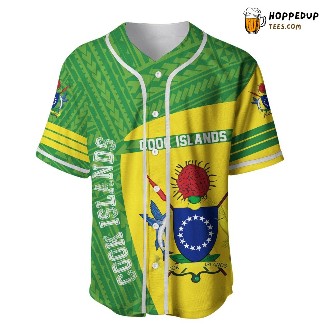 Cook Islands Polynesia Sport Premium Style Baseball Tee Jersey Shirts 3D