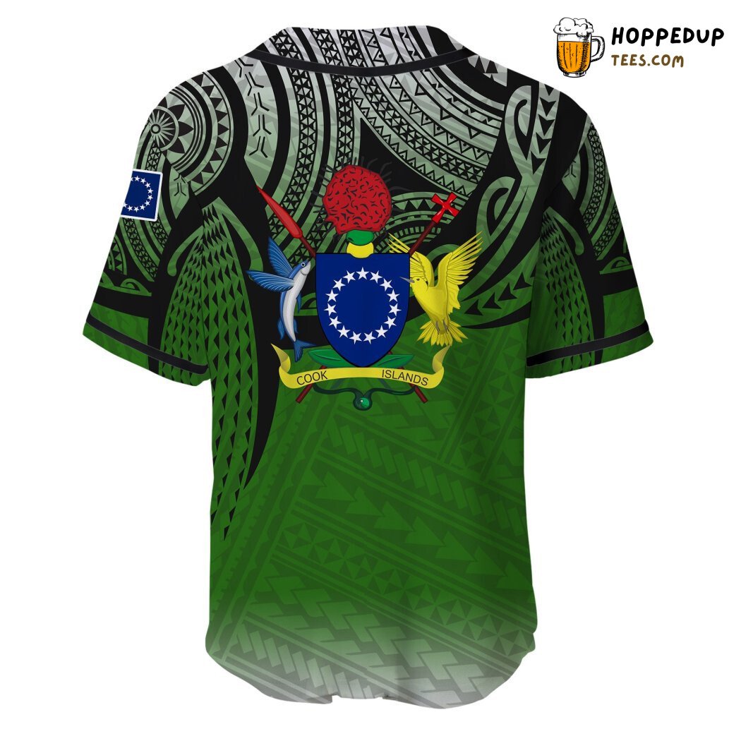 Cook Islands Polynesian Baseball Tee Jersey Shirts 3D