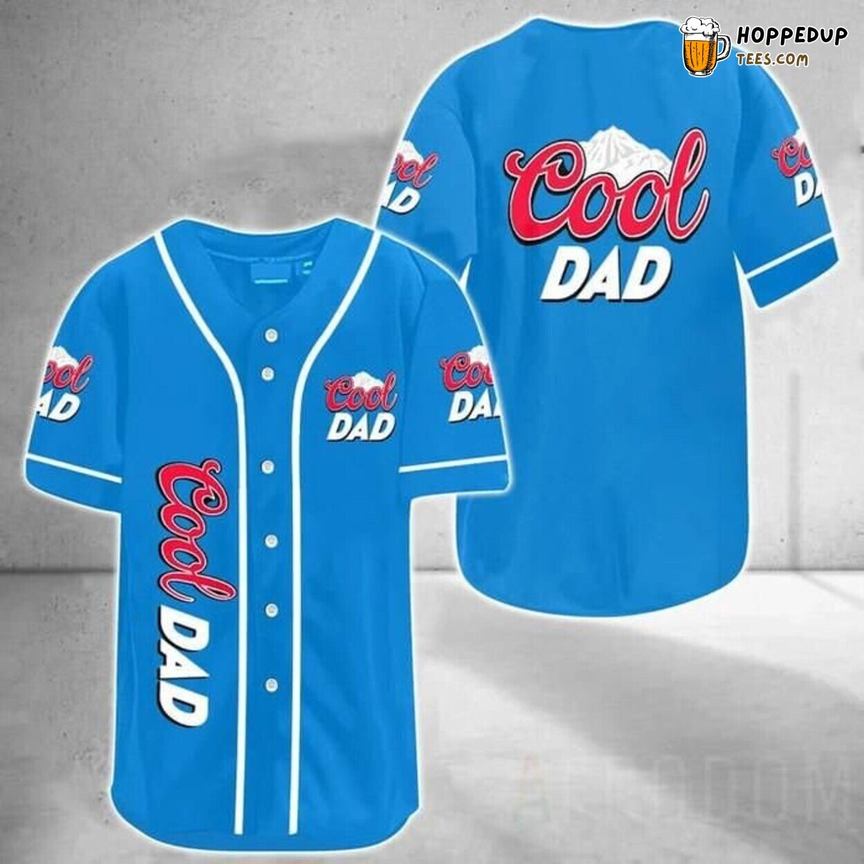 Cool Dad Vintage Blue Casual Style Baseball Jersey Father’s Gift