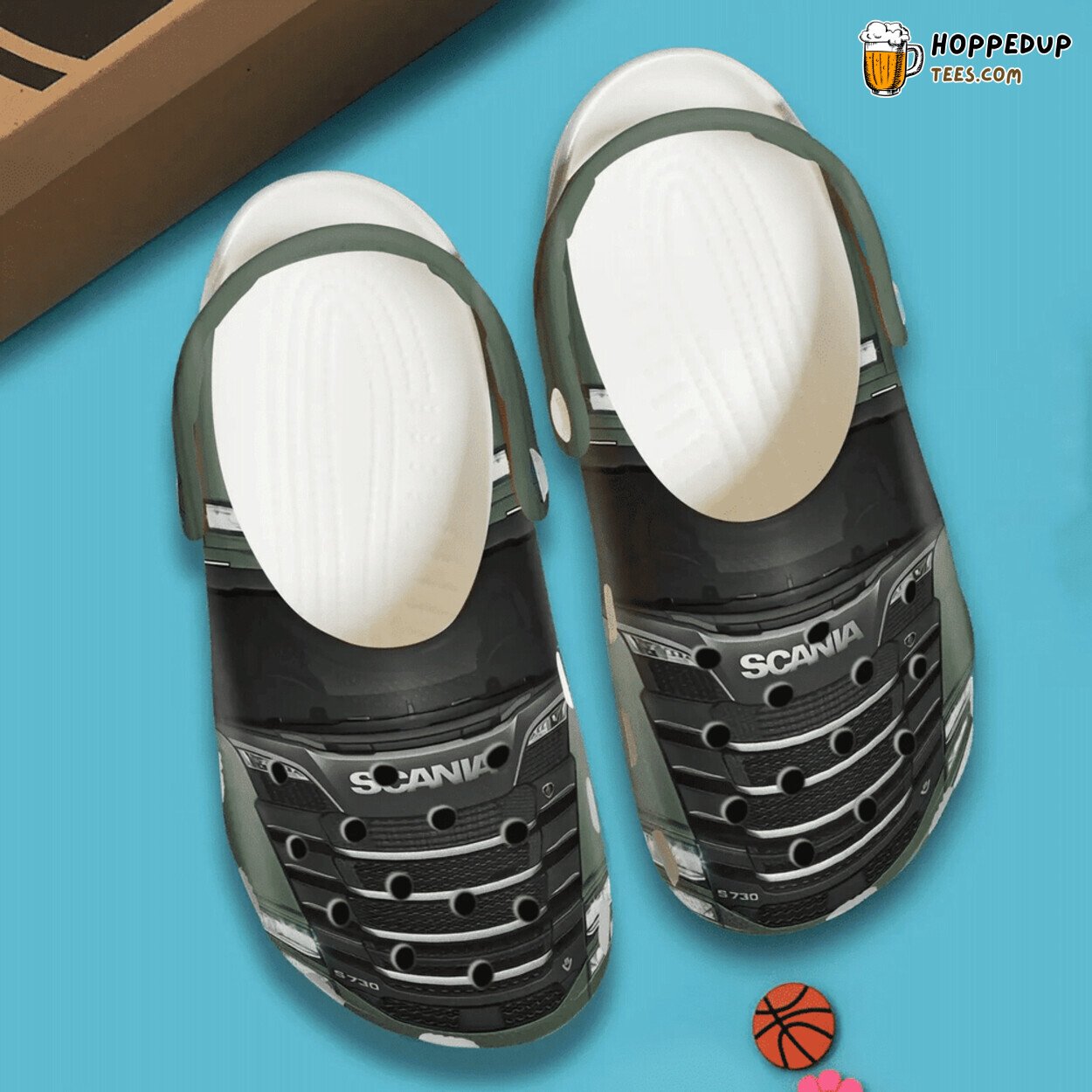 Cool Truck Themed Custom Name Comfortable Unique Clogs Shoes Design