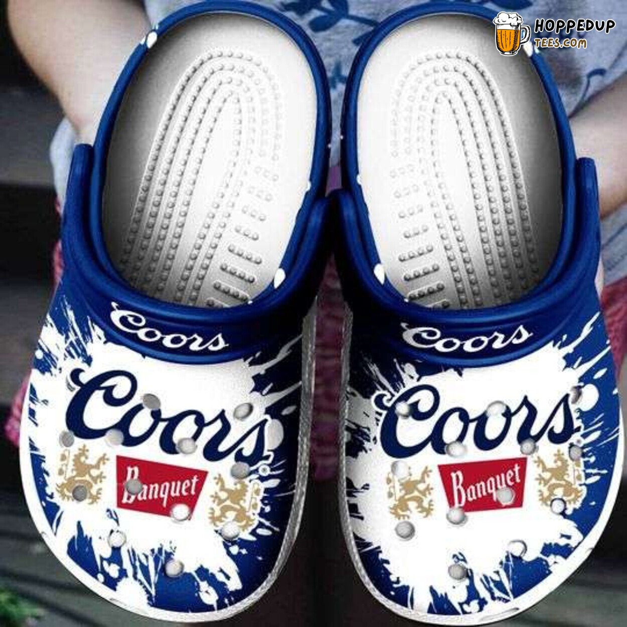 Coors Banquet Branded Comfortable Unique Style Clogs Shoes Themed