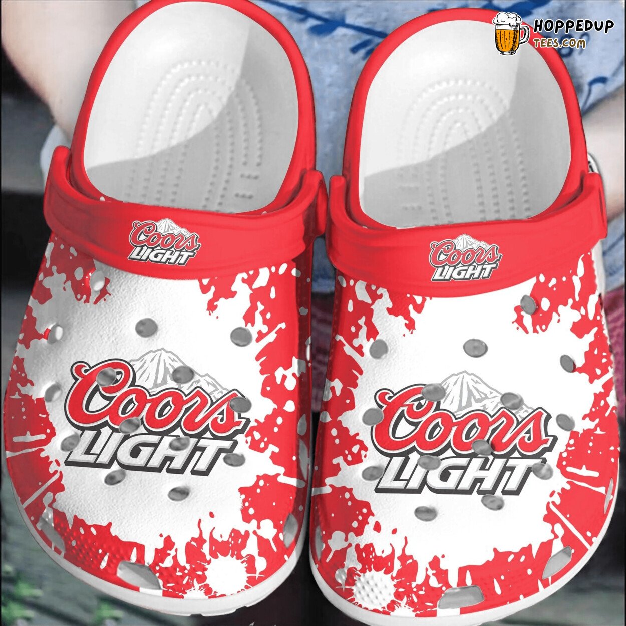 Coors Light Beer Comfortable Durable Clogs Footwear Unique Style