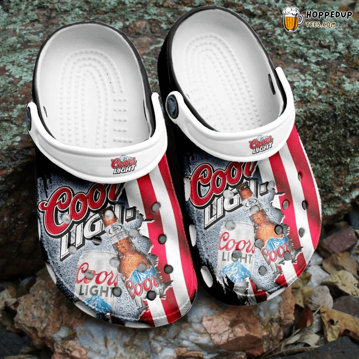 Coors Light Beer Comfortable Unique Clogs Durable Footwear
