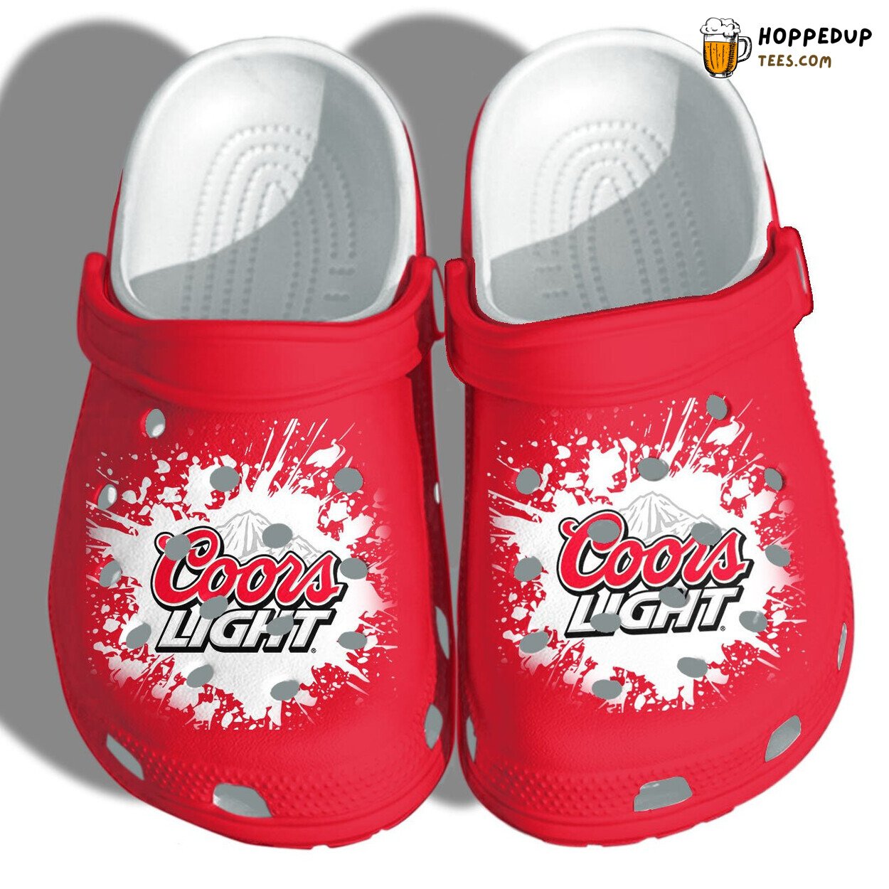 Coors Light Beer Lover Themed Comfortable Unique Design Clog Shoes