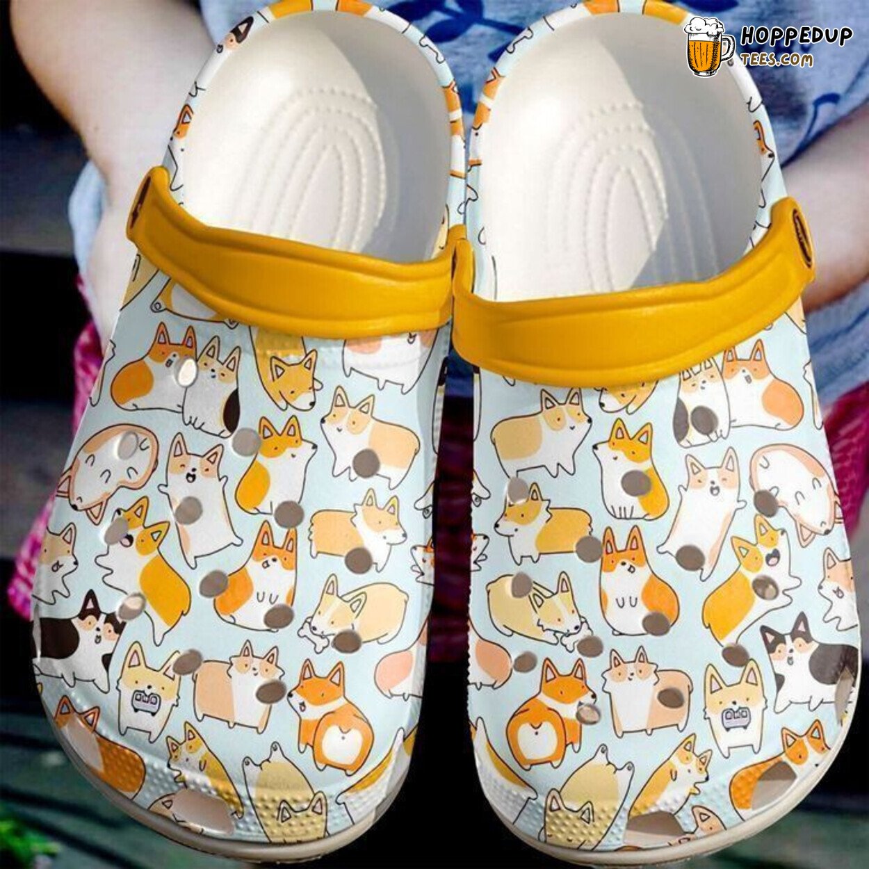 Corgi Corgilicious Classic Comfortable Unique Clogs Shoes Design