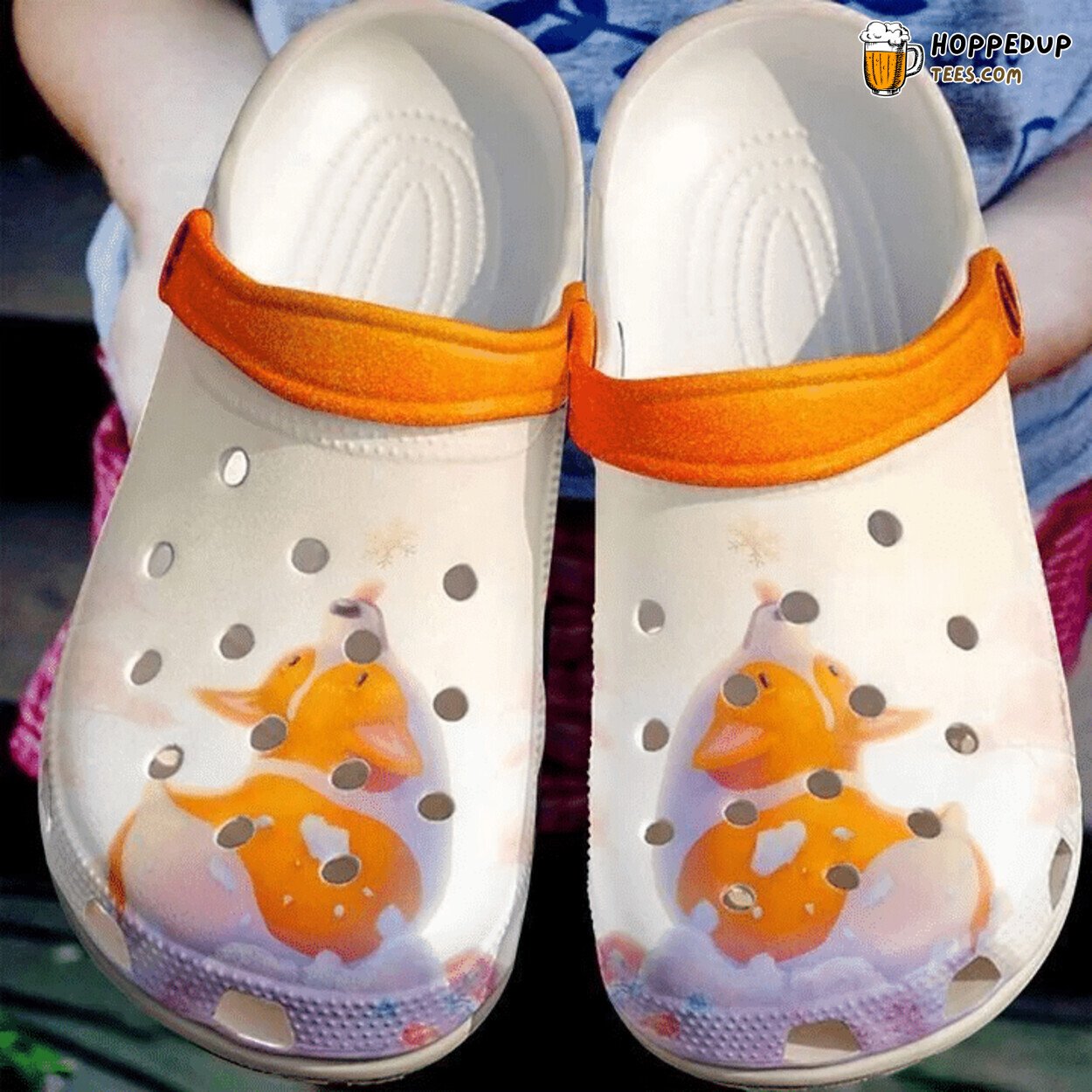 Corgi Snowy Winter Themed Comfortable Classic Clogs Shoes