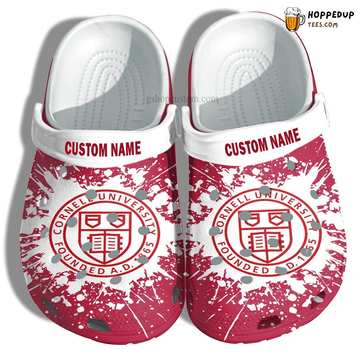Cornell University Custom Graduation Gift Comfortable Croc Shoes