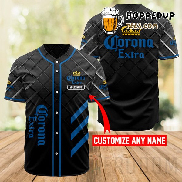 Corona Beer Black Inspired Baseball Jersey Personalized Distinctive Design