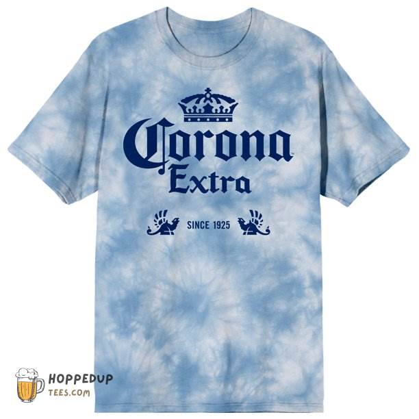 Corona Extra Beer Blue Cloud Wash Graphic M T Shirt
