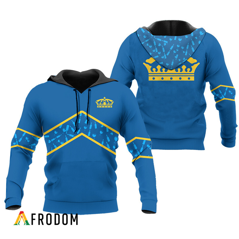 Corona Extra Beer Blue Wine Pattern Hoodie HU