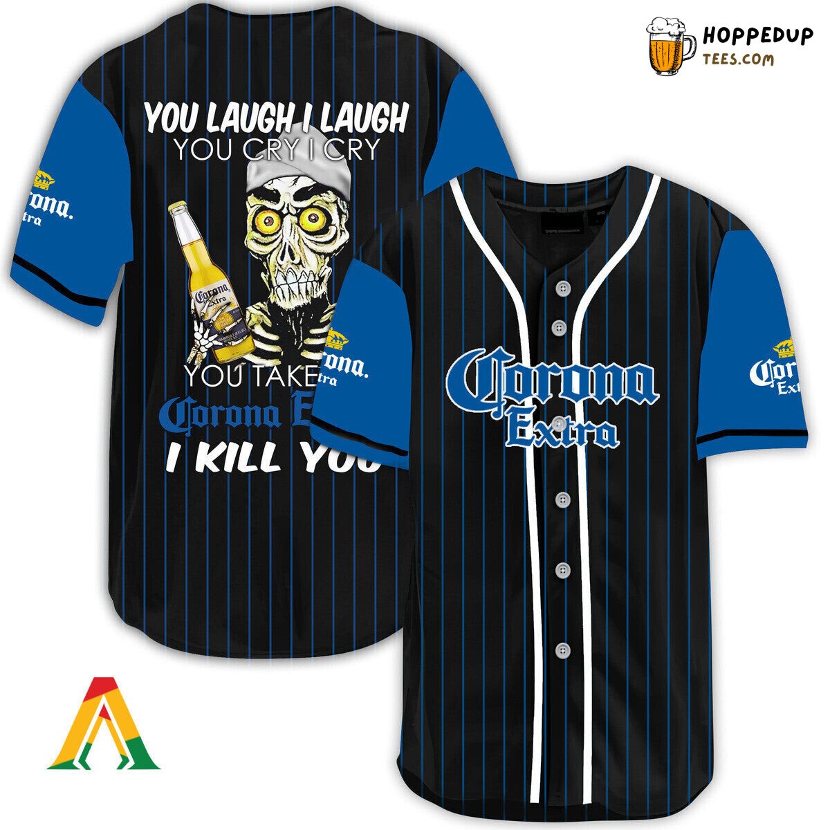 Corona Extra Beer Defender Baseball Jersey Unique Laugh Cry Design Edition
