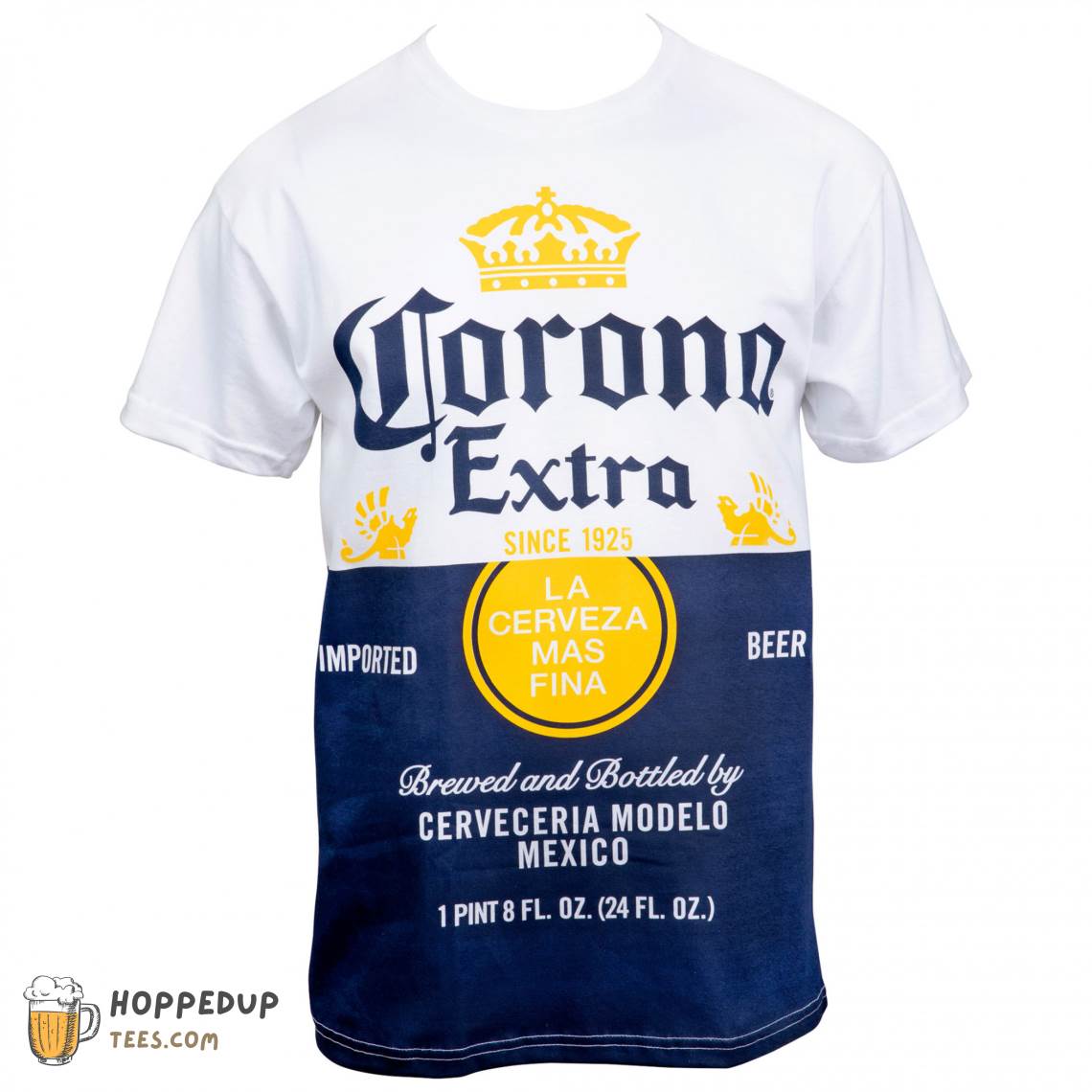 Corona Extra Beer Label White Tshirts