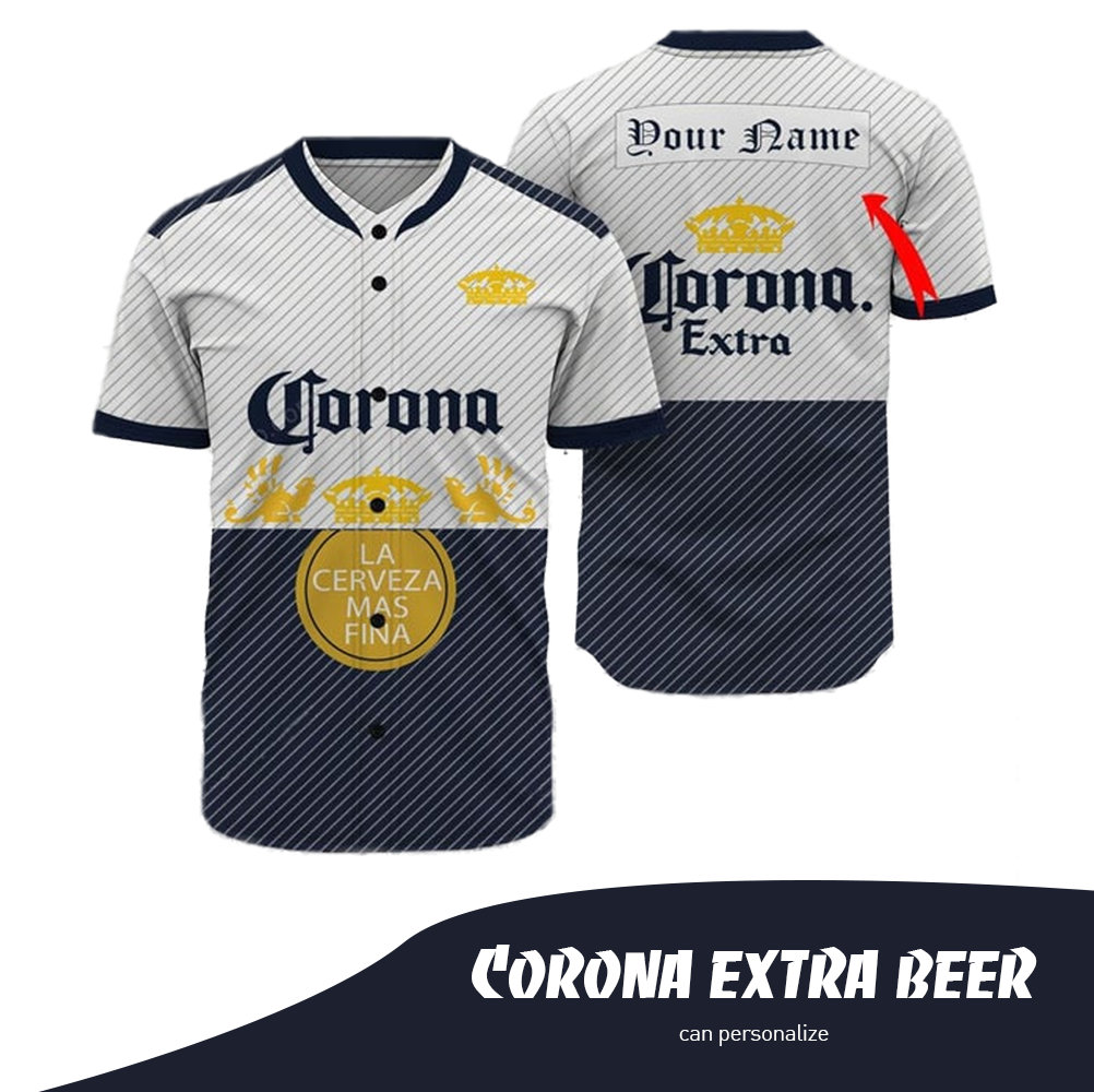 Corona Extra Beer Stylish Baseball Jersey Shirt HU