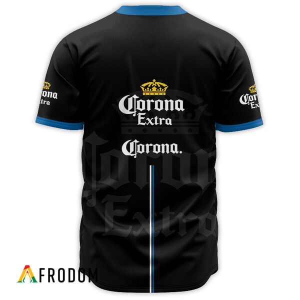 Corona Extra Black Label Logo Baseball Jersey HU
